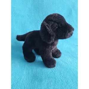Douglas Cuddle Toys Abraham the Black Lab # 3997 Stuffed Animal Toy Plush